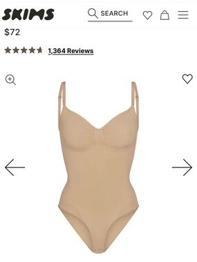 NWOT - SKIMS SCULPTING BODYSUIT W. SNAPS